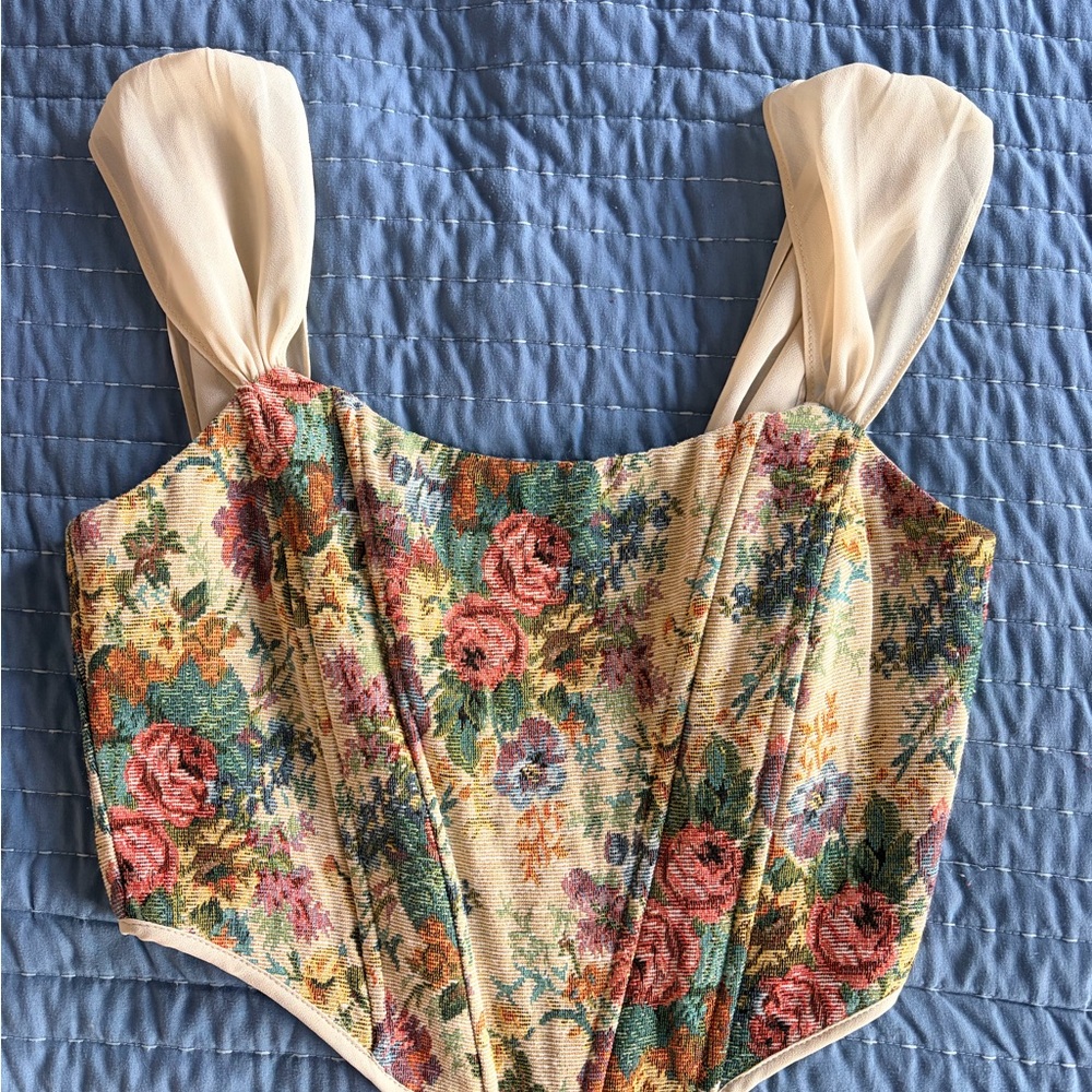 Altar'd State Floral Tapestry Tank Top